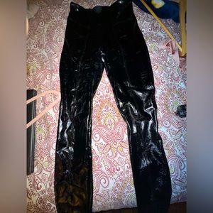 Black Leather Pants